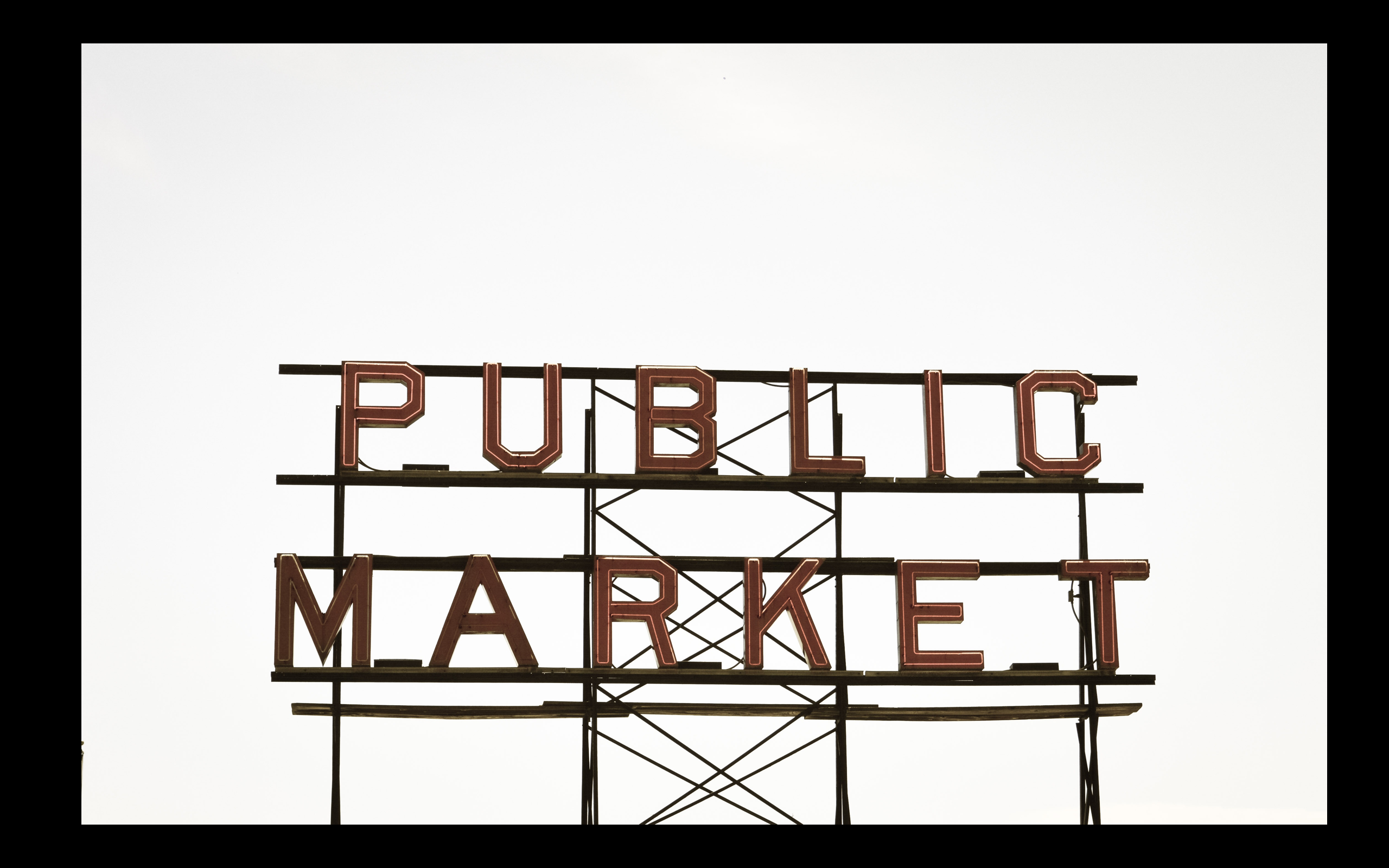 a photo of a sign that says "Public Market"